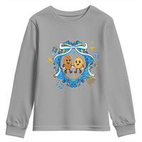 Funny Hanukkah Youth Sweatshirt Challah And Latke Cute Food Lover Gift - Wonder Print Shop