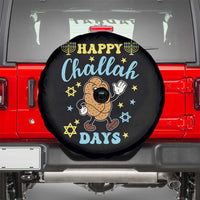 Funny Hanukkah Food Lover Gift Spare Tire Cover Happy Challah Days - Wonder Print Shop