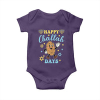 Funny Hanukkah Food Lover Gift Baby Onesie Happy Challah Days - Wonder Print Shop