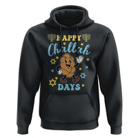 Funny Hanukkah Food Lover Gift Hoodie Happy Challah Days - Wonder Print Shop