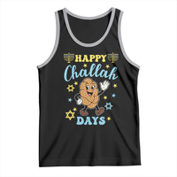 Funny Hanukkah Food Lover Gift Tank Top Happy Challah Days - Wonder Print Shop