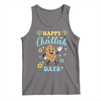 Funny Hanukkah Food Lover Gift Tank Top Happy Challah Days - Wonder Print Shop