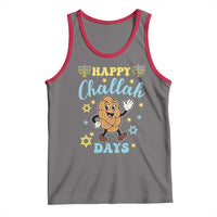 Funny Hanukkah Food Lover Gift Tank Top Happy Challah Days - Wonder Print Shop