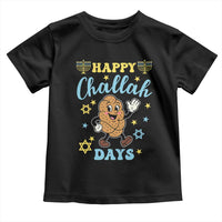 Funny Hanukkah Food Lover Gift Toddler T Shirt Happy Challah Days - Wonder Print Shop