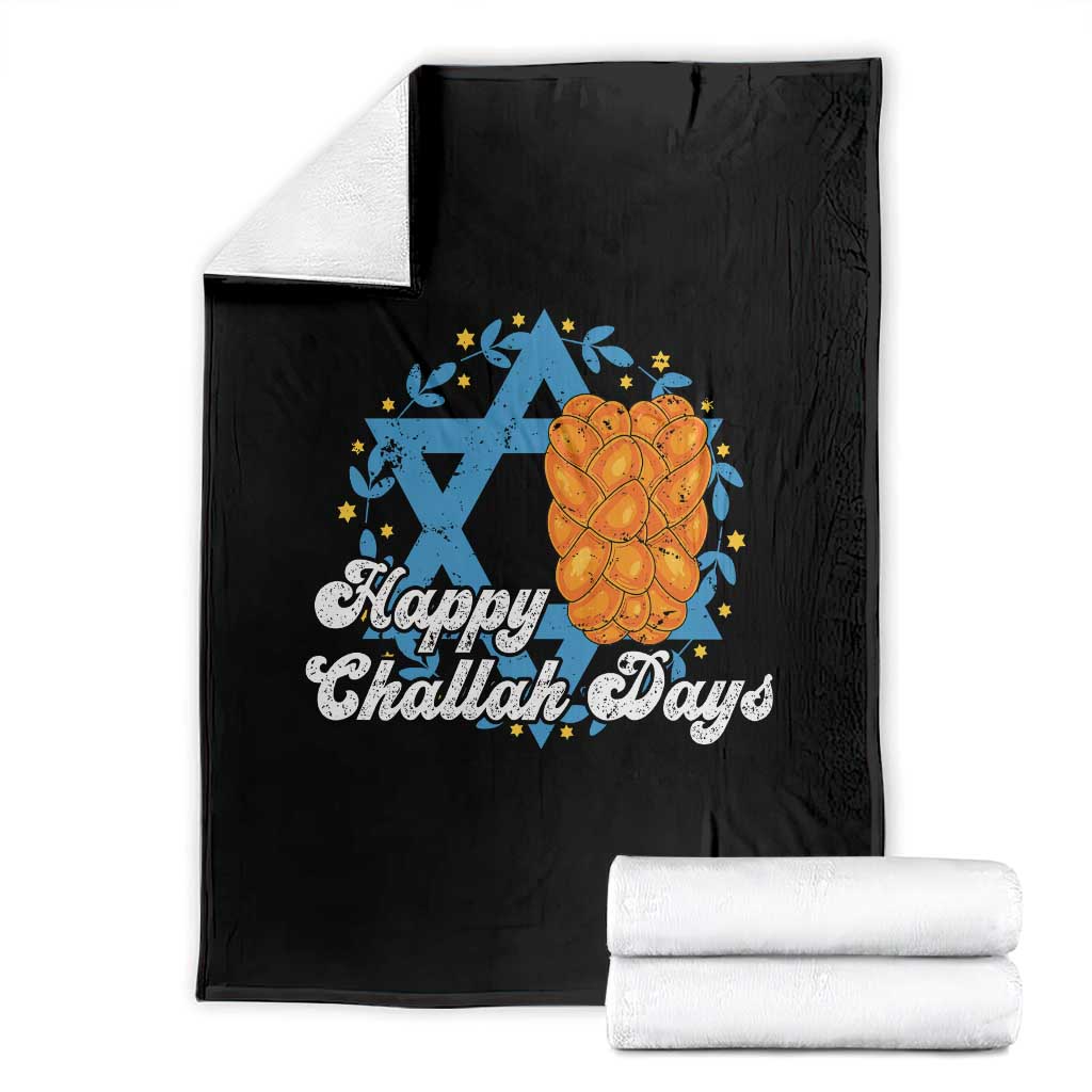 Hanukkah Challah Throw Blanket Happy Challah Days Star Of David Gift - Wonder Print Shop