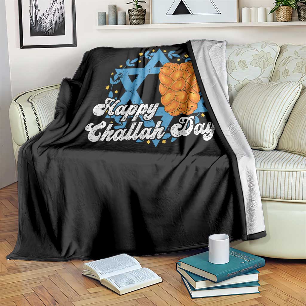 Hanukkah Challah Throw Blanket Happy Challah Days Star Of David Gift - Wonder Print Shop
