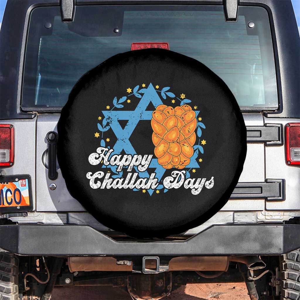 Hanukkah Challah Spare Tire Cover Happy Challah Days Star Of David Gift - Wonder Print Shop