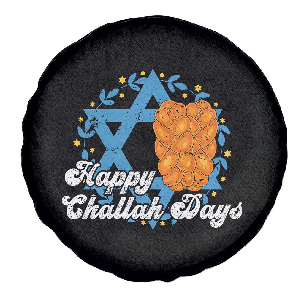 Hanukkah Challah Spare Tire Cover Happy Challah Days Star Of David Gift - Wonder Print Shop