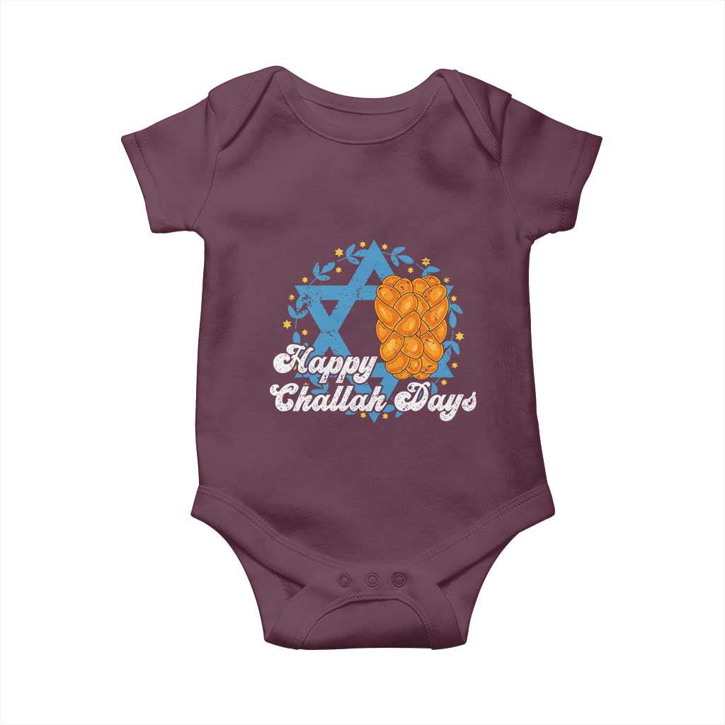 Hanukkah Challah Baby Onesie Happy Challah Days Star Of David Gift - Wonder Print Shop
