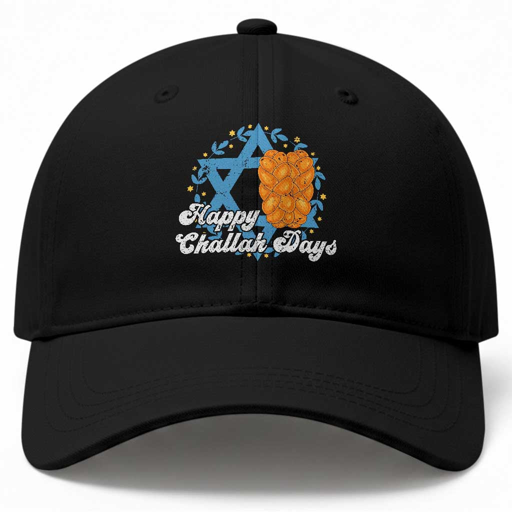 Hanukkah Challah Baseball Cap Happy Challah Days Star Of David Gift