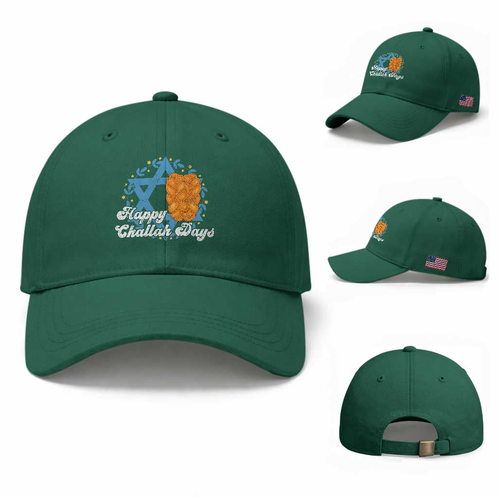 Hanukkah Challah Baseball Cap Happy Challah Days Star Of David Gift