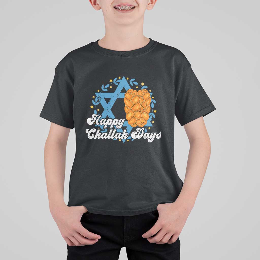 Hanukkah Challah T Shirt For Kid Happy Challah Days Star Of David Gift - Wonder Print Shop