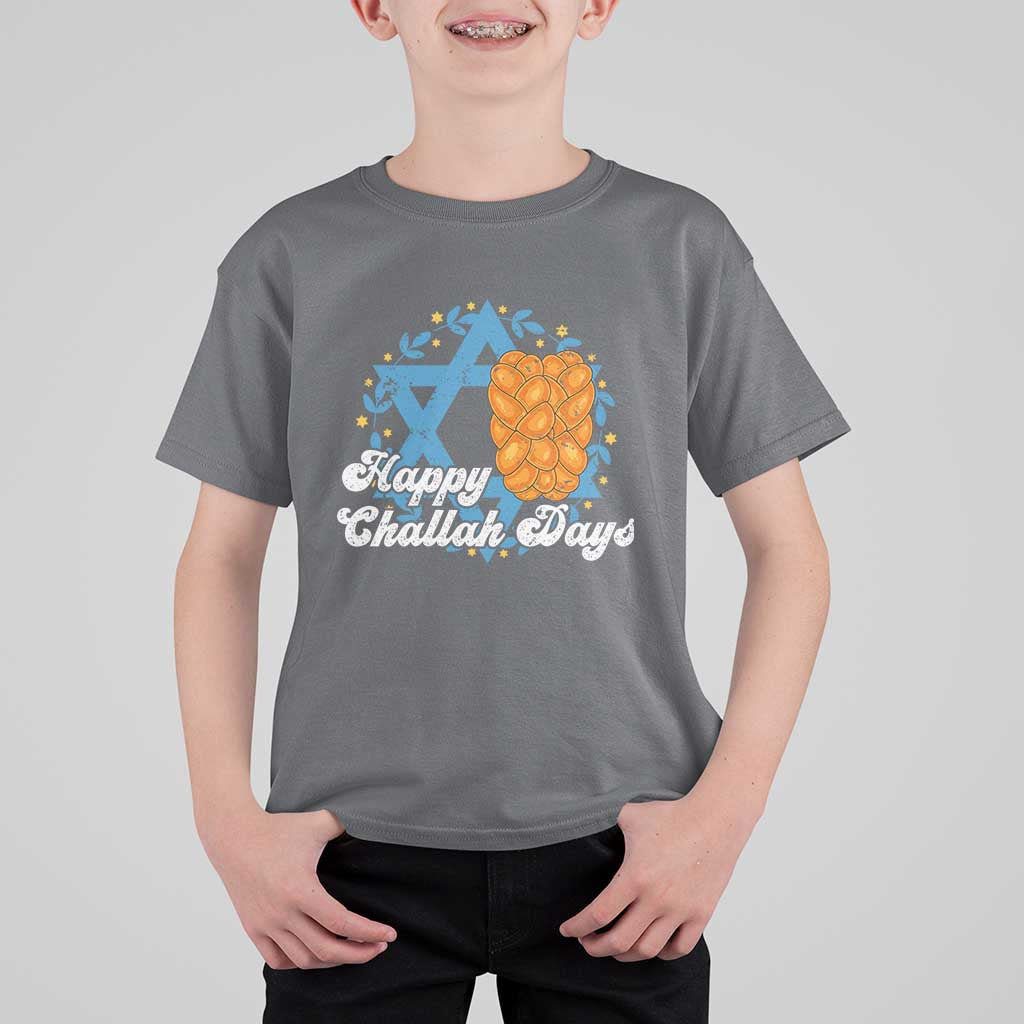 Hanukkah Challah T Shirt For Kid Happy Challah Days Star Of David Gift - Wonder Print Shop