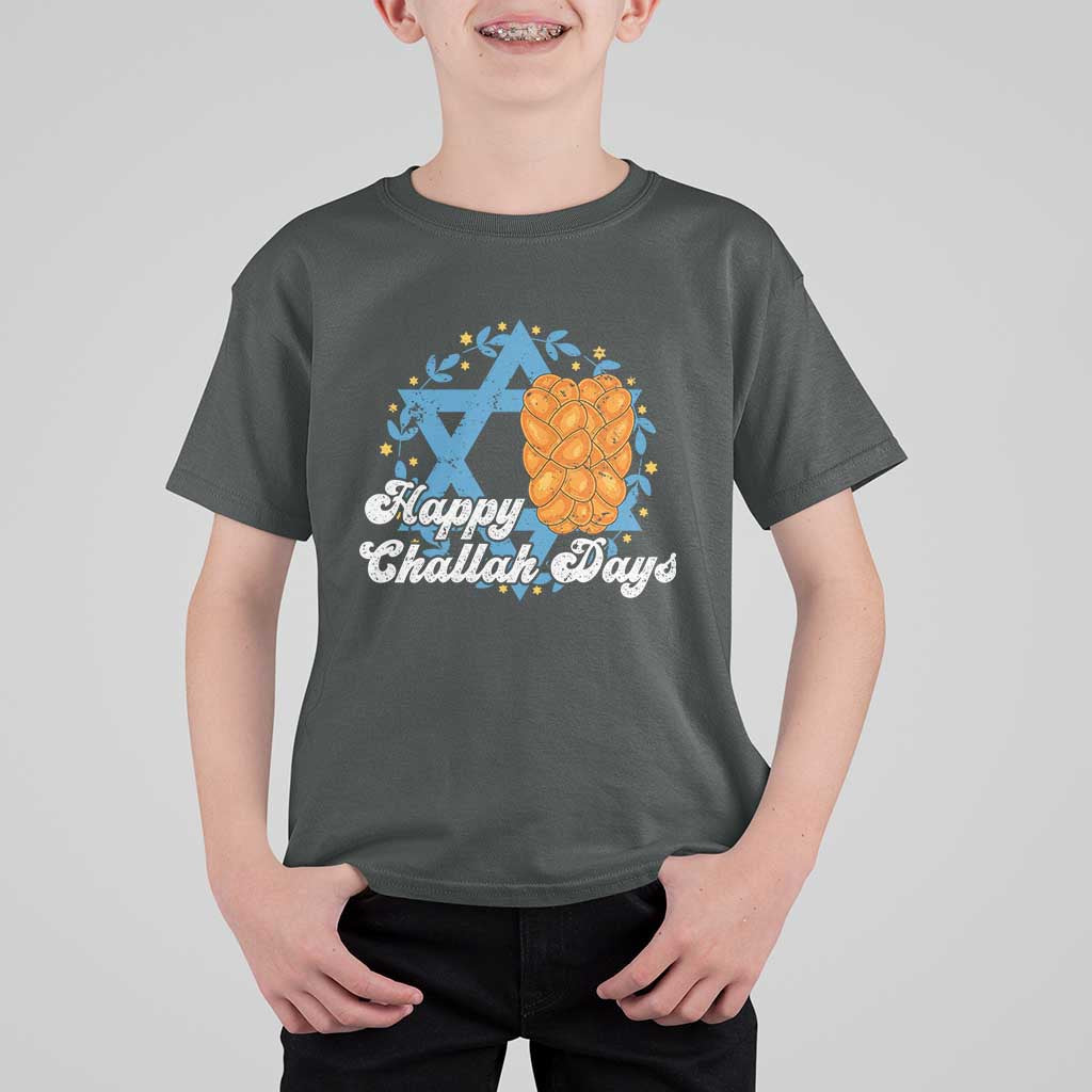 Hanukkah Challah T Shirt For Kid Happy Challah Days Star Of David Gift - Wonder Print Shop