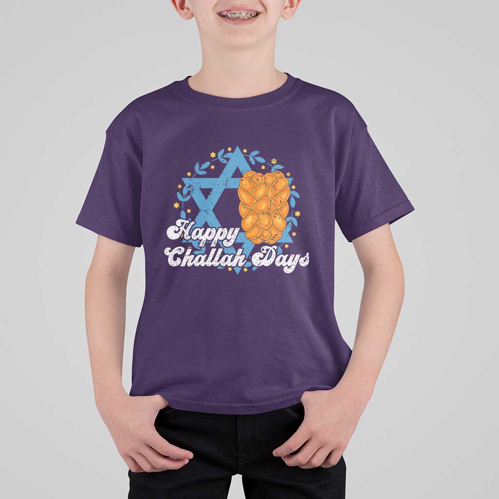 Hanukkah Challah T Shirt For Kid Happy Challah Days Star Of David Gift - Wonder Print Shop