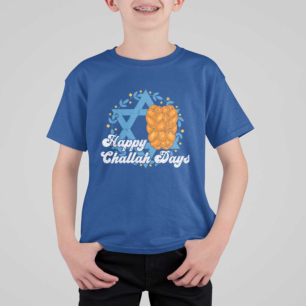 Hanukkah Challah T Shirt For Kid Happy Challah Days Star Of David Gift - Wonder Print Shop