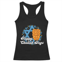 Hanukkah Challah Racerback Tank Top Happy Challah Days Star Of David Gift - Wonder Print Shop