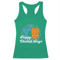 Hanukkah Challah Racerback Tank Top Happy Challah Days Star Of David Gift - Wonder Print Shop