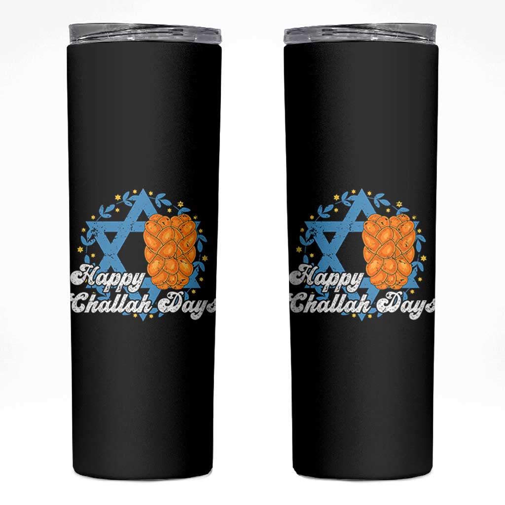 Hanukkah Challah Skinny Tumbler Happy Challah Days Star Of David Gift - Wonder Print Shop