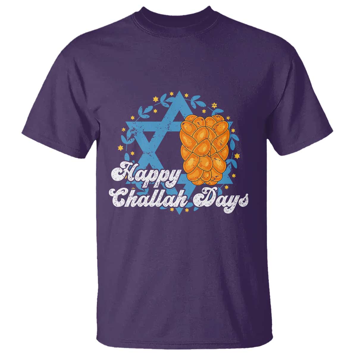 Hanukkah Challah T Shirt Happy Challah Days Star Of David Gift - Wonder Print Shop