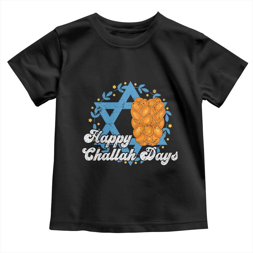 Hanukkah Challah Toddler T Shirt Happy Challah Days Star Of David Gift - Wonder Print Shop