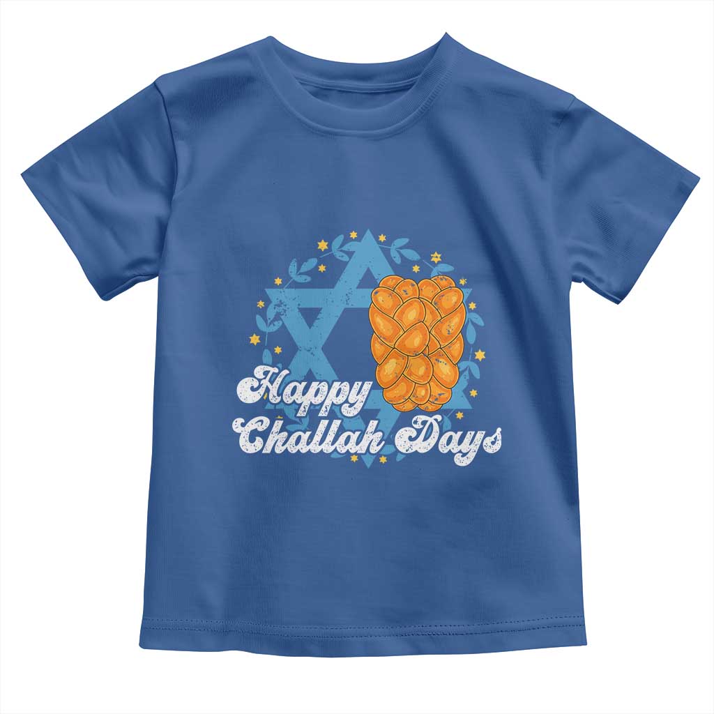 Hanukkah Challah Toddler T Shirt Happy Challah Days Star Of David Gift - Wonder Print Shop