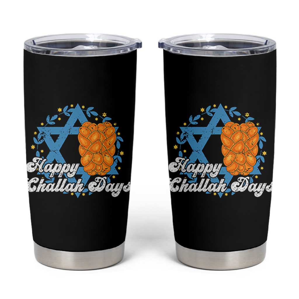 Hanukkah Challah Tumbler Cup Happy Challah Days Star Of David Gift - Wonder Print Shop