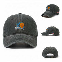 Hanukkah Challah Washed Cotton Baseball Cap Happy Challah Days Star Of David Gift