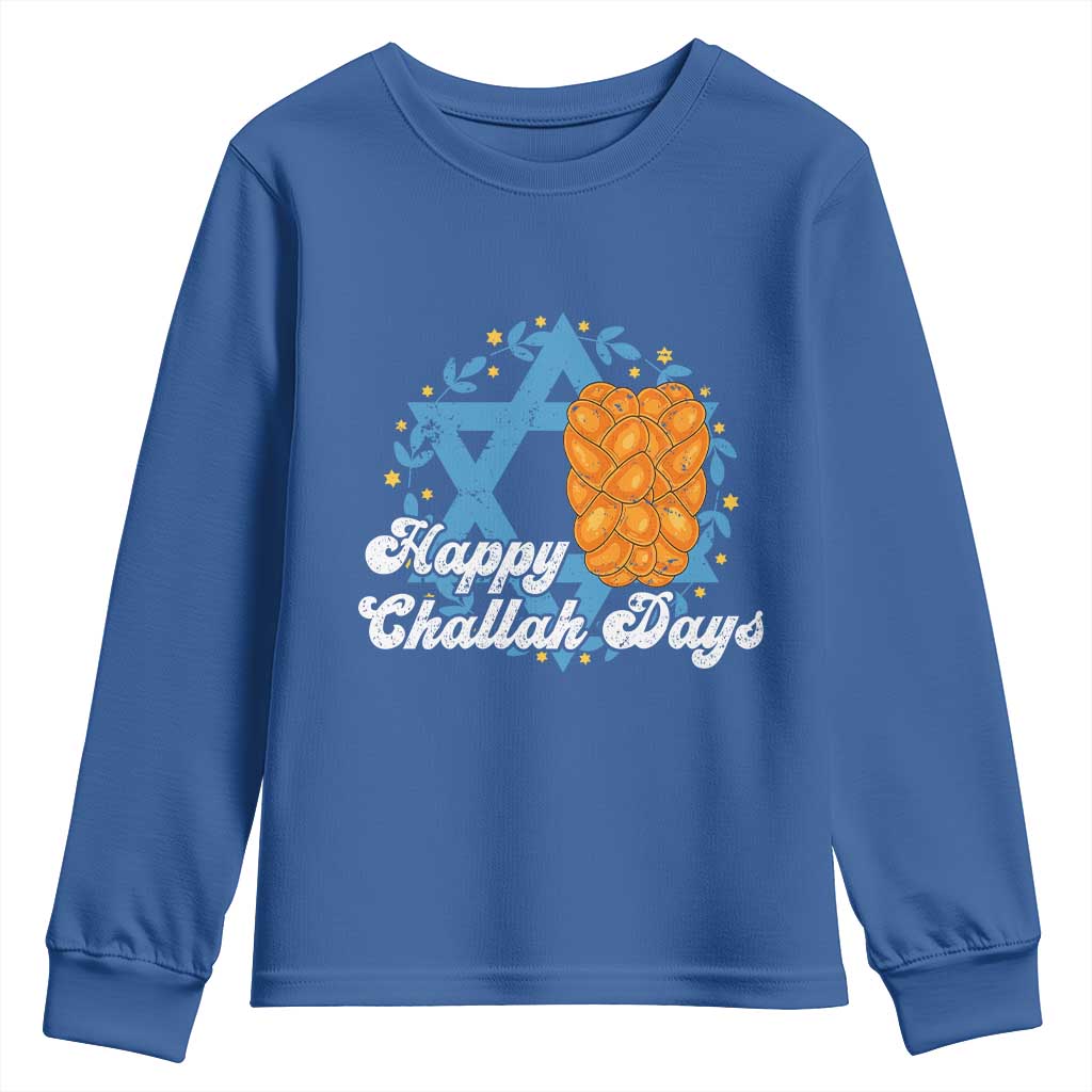 Hanukkah Challah Youth Sweatshirt Happy Challah Days Star Of David Gift - Wonder Print Shop