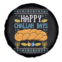 Happy Challah Days Spare Tire Cover Ugly Hanukkah Food Lover Gift - Wonder Print Shop