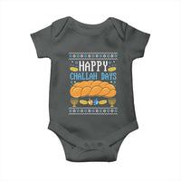 Happy Challah Days Baby Onesie Ugly Hanukkah Food Lover Gift - Wonder Print Shop