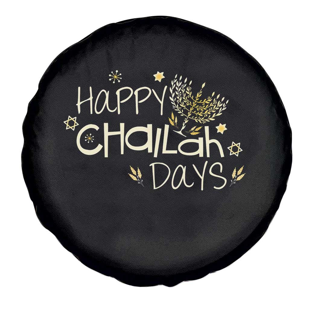 Funny Hanukkah Festival Of Lights Spare Tire Cover Happy Challah Days - Wonder Print Shop