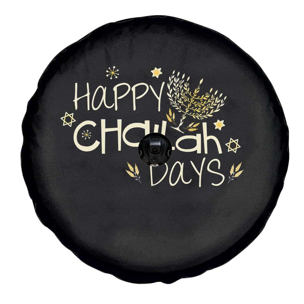 Funny Hanukkah Festival Of Lights Spare Tire Cover Happy Challah Days - Wonder Print Shop