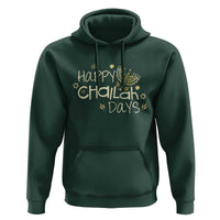 Funny Hanukkah Festival Of Lights Hoodie Happy Challah Days - Wonder Print Shop