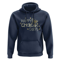 Funny Hanukkah Festival Of Lights Hoodie Happy Challah Days - Wonder Print Shop