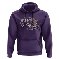 Funny Hanukkah Festival Of Lights Hoodie Happy Challah Days - Wonder Print Shop