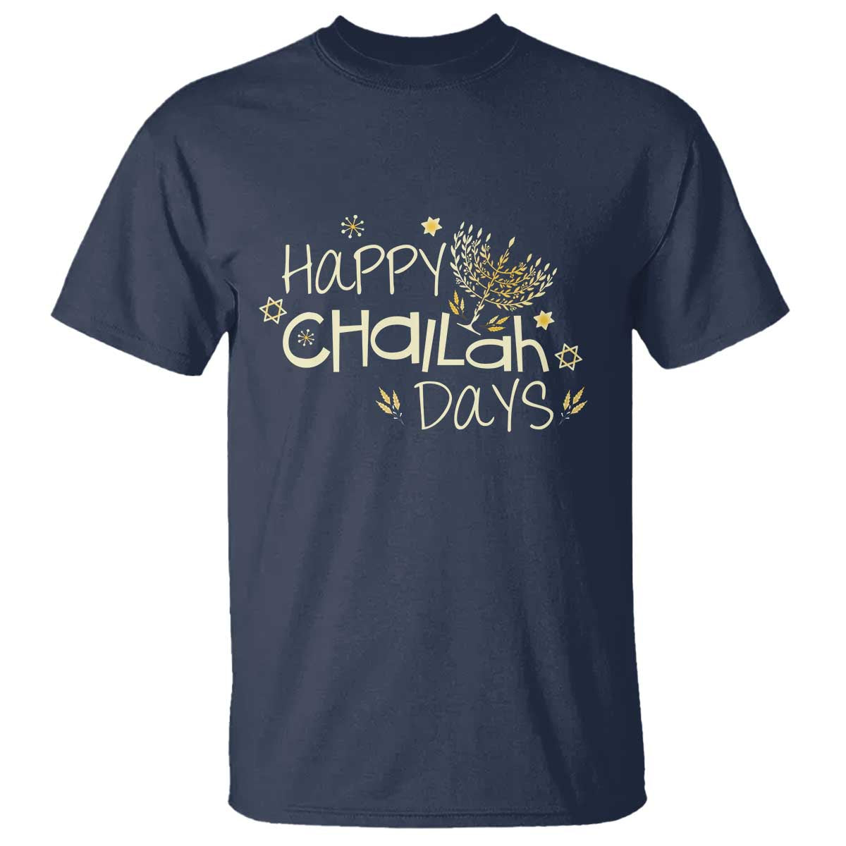 Funny Hanukkah Festival Of Lights T Shirt Happy Challah Days - Wonder Print Shop