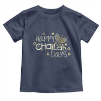 Funny Hanukkah Festival Of Lights Toddler T Shirt Happy Challah Days - Wonder Print Shop