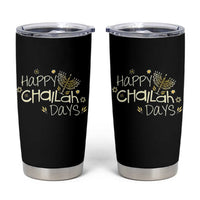 Funny Hanukkah Festival Of Lights Tumbler Cup Happy Challah Days - Wonder Print Shop