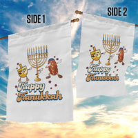 Funny Hanukkah Garden Flag Dab Dreidel Menorah Challah Gift - Wonder Print Shop