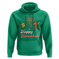 Funny Hanukkah Hoodie Dab Dreidel Menorah Challah Gift - Wonder Print Shop
