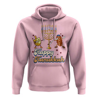 Funny Hanukkah Hoodie Dab Dreidel Menorah Challah Gift - Wonder Print Shop