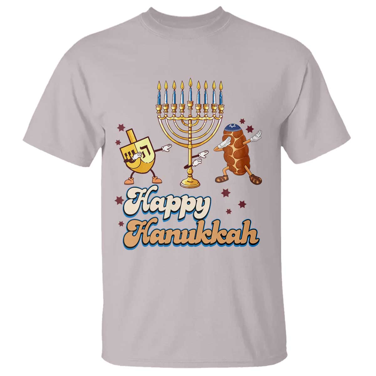 Funny Hanukkah T Shirt Dab Dreidel Menorah Challah Gift - Wonder Print Shop