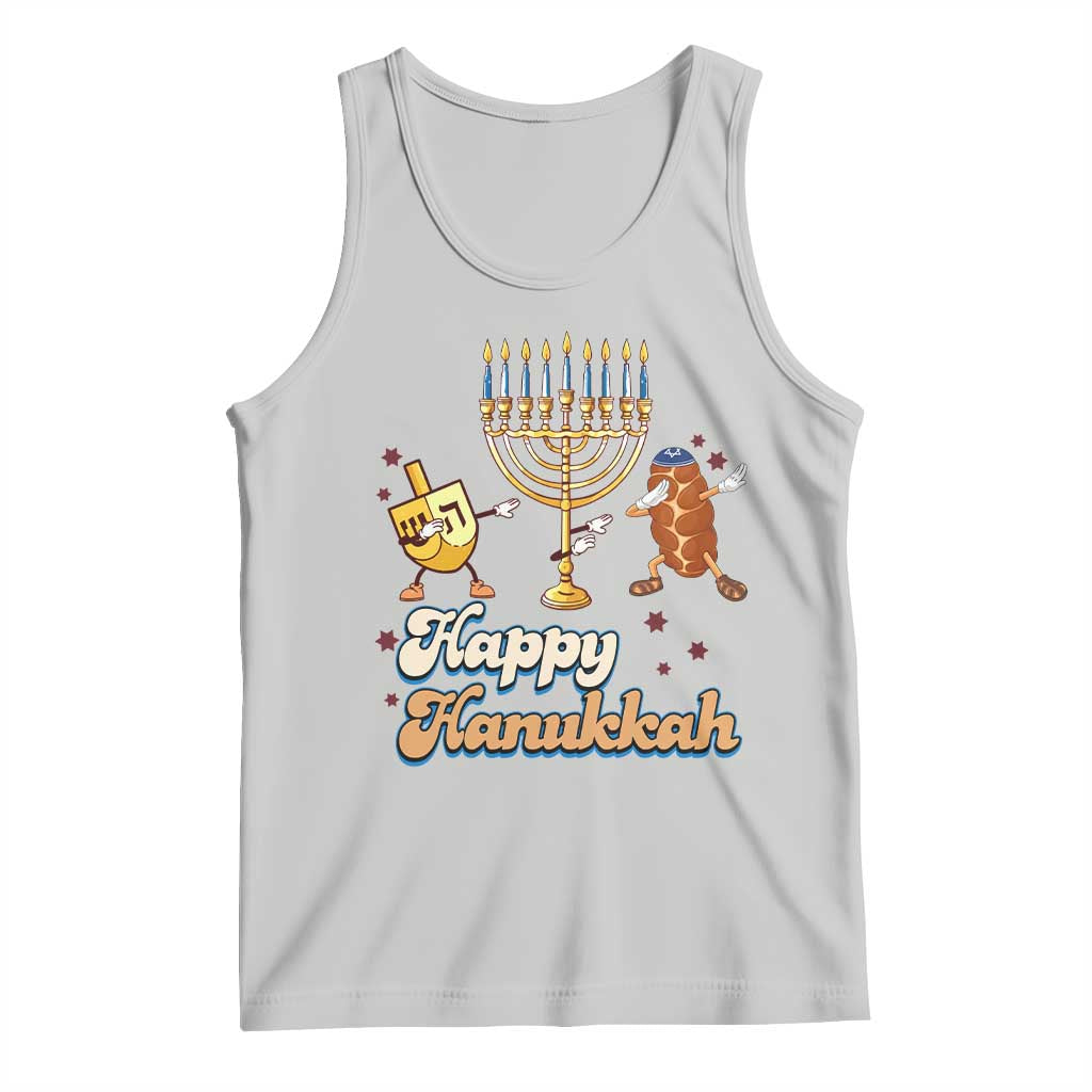 Funny Hanukkah Tank Top Dab Dreidel Menorah Challah Gift - Wonder Print Shop