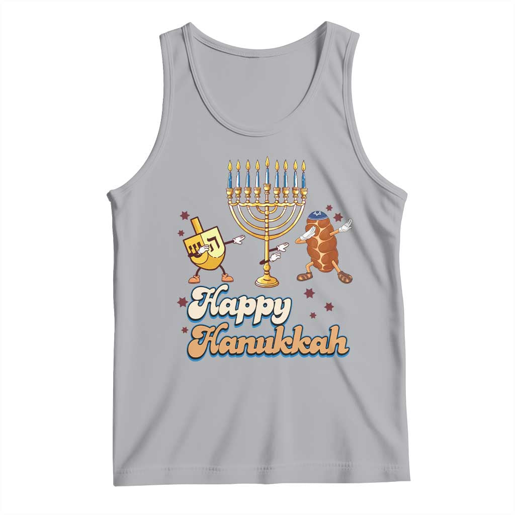 Funny Hanukkah Tank Top Dab Dreidel Menorah Challah Gift - Wonder Print Shop