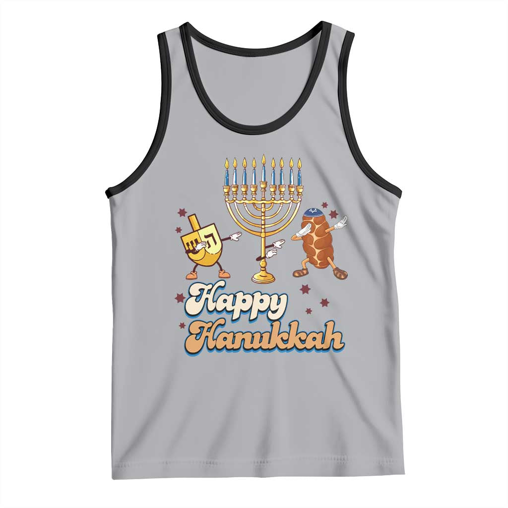 Funny Hanukkah Tank Top Dab Dreidel Menorah Challah Gift - Wonder Print Shop