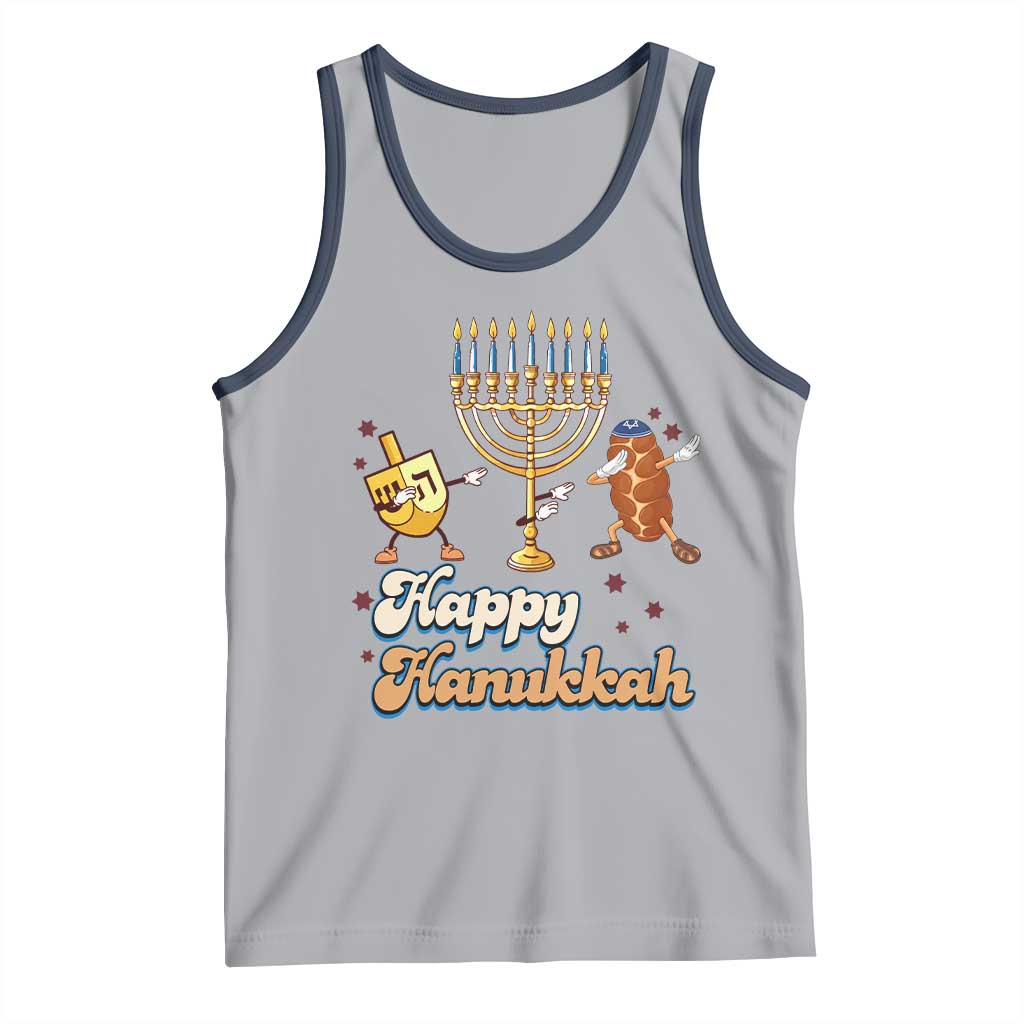Funny Hanukkah Tank Top Dab Dreidel Menorah Challah Gift - Wonder Print Shop