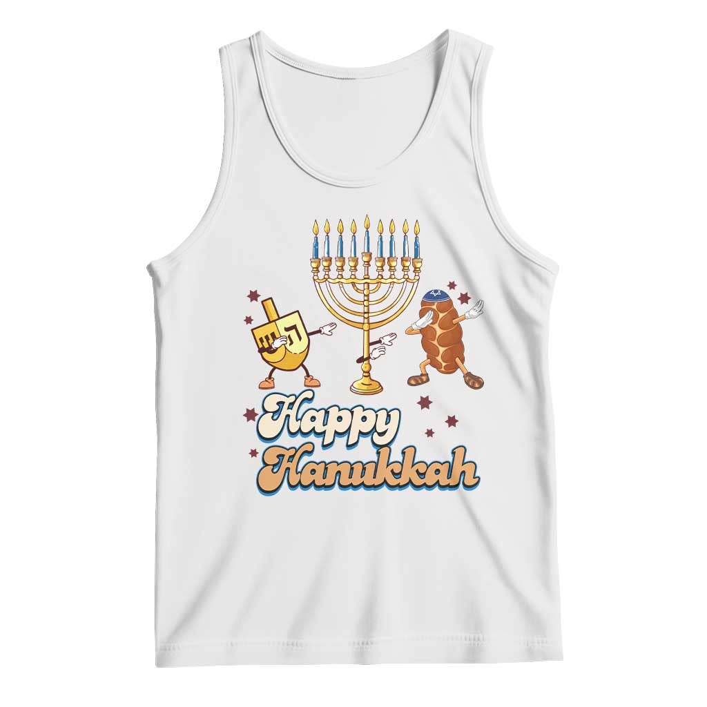 Funny Hanukkah Tank Top Dab Dreidel Menorah Challah Gift - Wonder Print Shop
