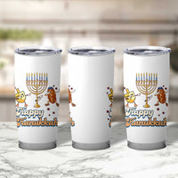 Funny Hanukkah Tumbler Cup Dab Dreidel Menorah Challah Gift - Wonder Print Shop