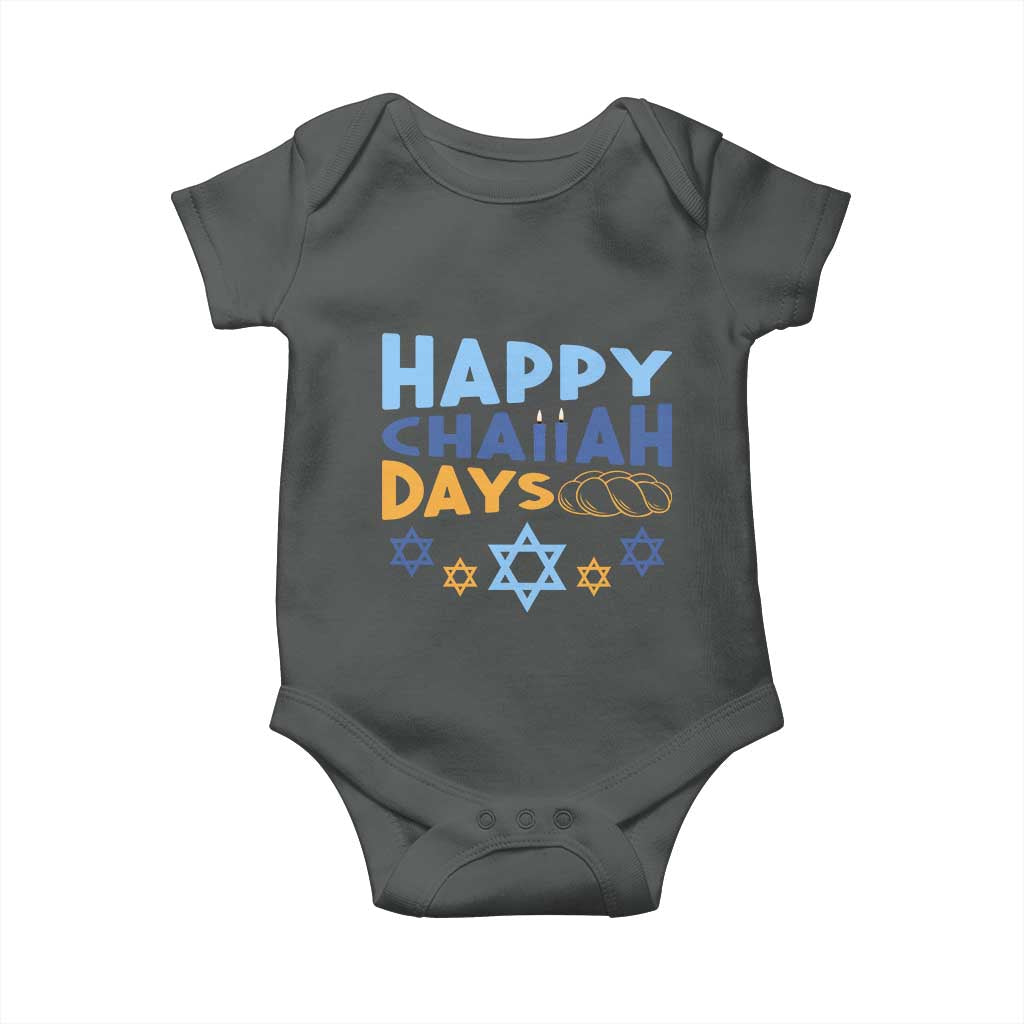 Happy Challah Days Baby Onesie Hanukkah Holiday Gift - Wonder Print Shop